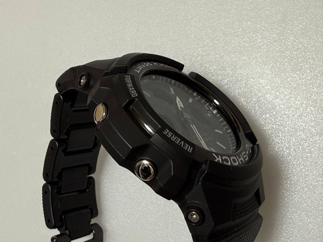 カシオG-SHOCK メタルコア　AWG-M100SBC-1AJF ベルト短め