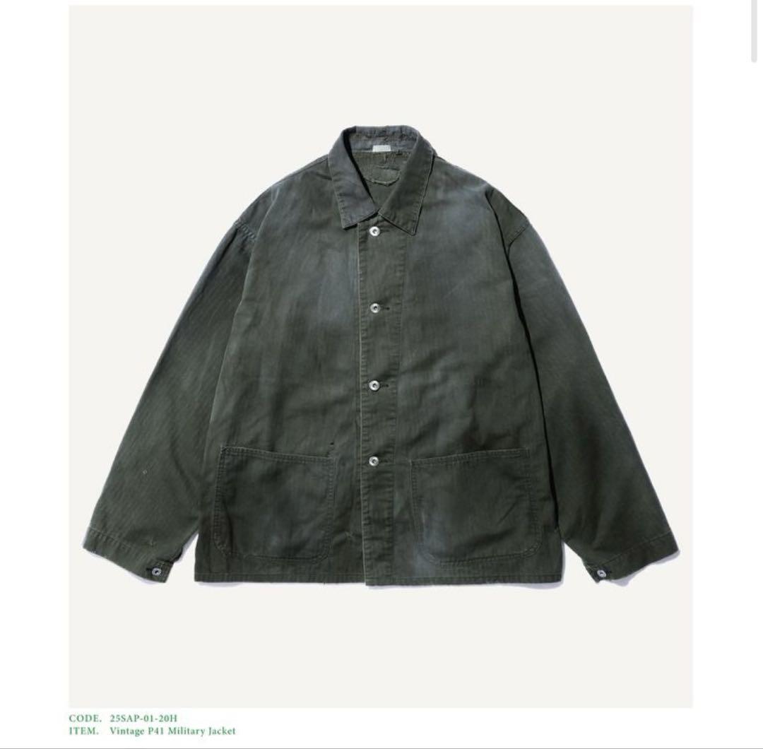 ジャケット・アウター 25ss A.PRESSE Vintage P41 MilitaryJacket