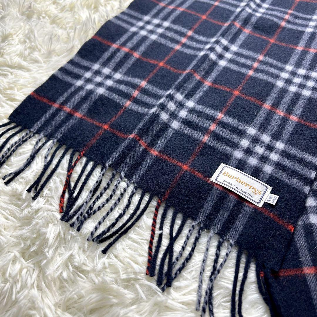 【極美品】Burberrys バーバリー カシミヤ ノバチェック マフラー