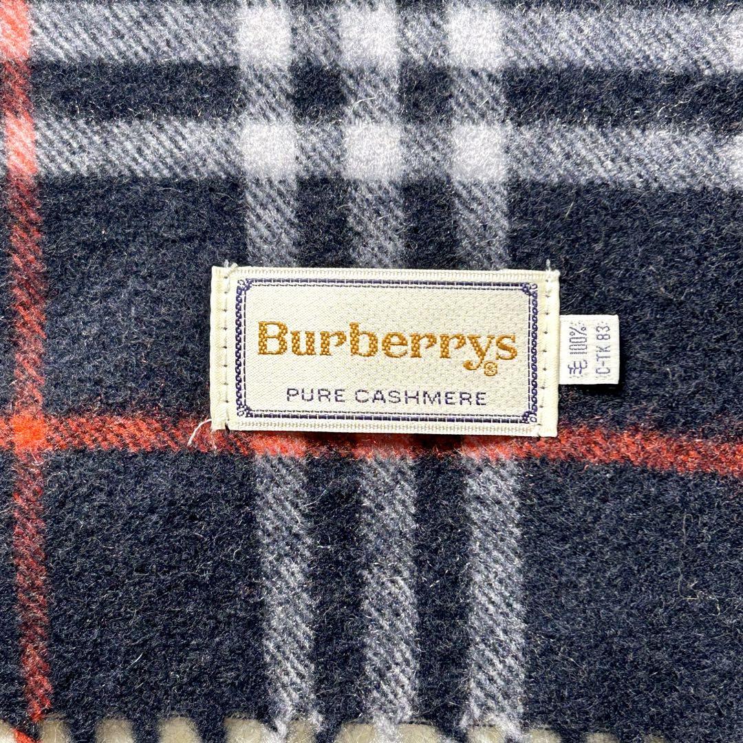 Burberry カシミヤマフラー ノバチェック