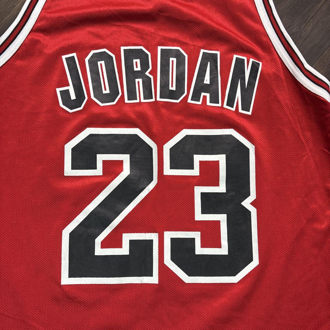 7SM1 【NBA】#23マイケル・ジョーダン　champion ゲームシャツ