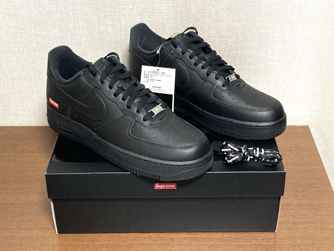 Supreme × Nike Air Force 1 Low Black 黒28