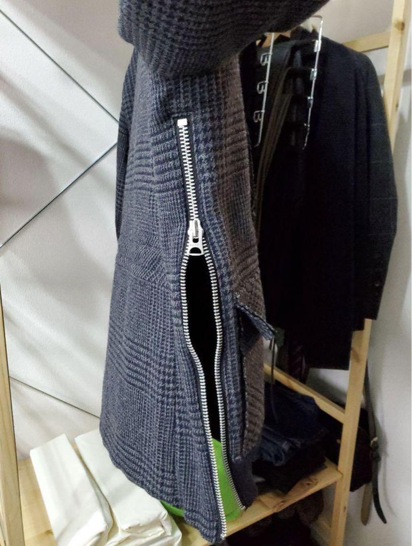 sacai サカイ 18aw グレンチェックウールブルゾン サイズ1 メンズ
