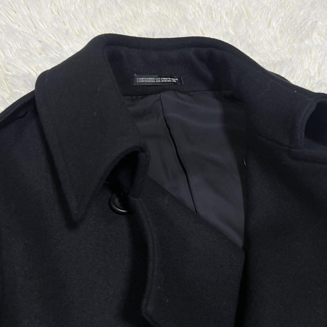 美品✨️ワイズ ロングトレンチコート ベルト YJ-C16-111 ブラック