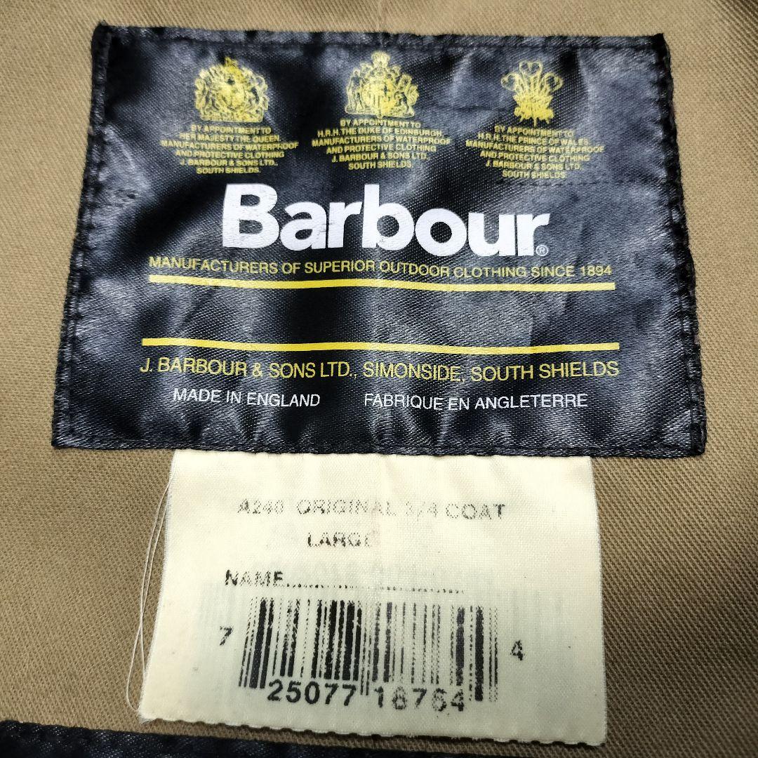 00s90s 　Barbour original 3/4 coat L