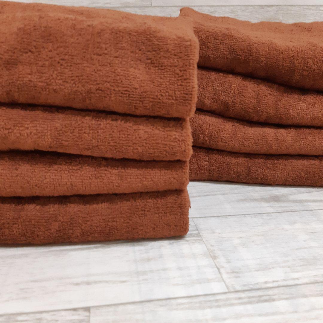 280匁フェイスタオル 新ミルクチョコブラウン60枚！！