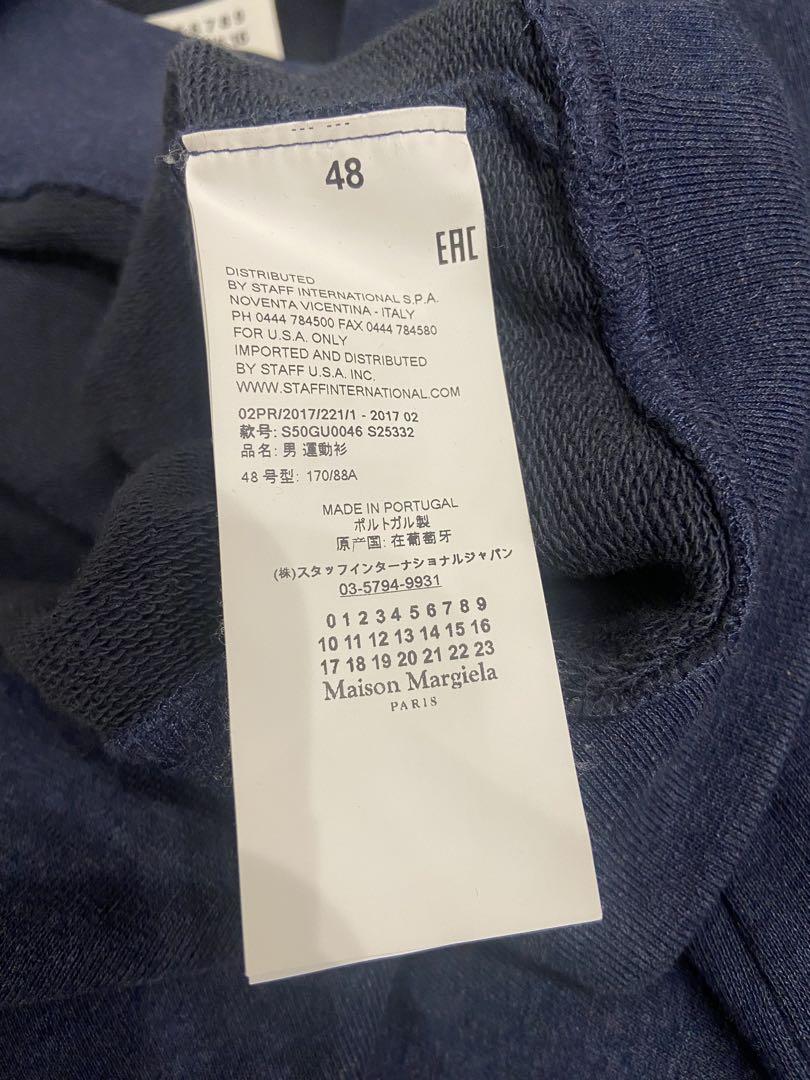 48 マルジェラ スウェット エルボーパッチ　Maison Margiela