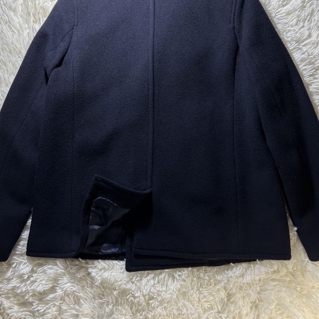 【極美品】ラルフローレン ウール Pコート ネイビー 紺 150 XS相当