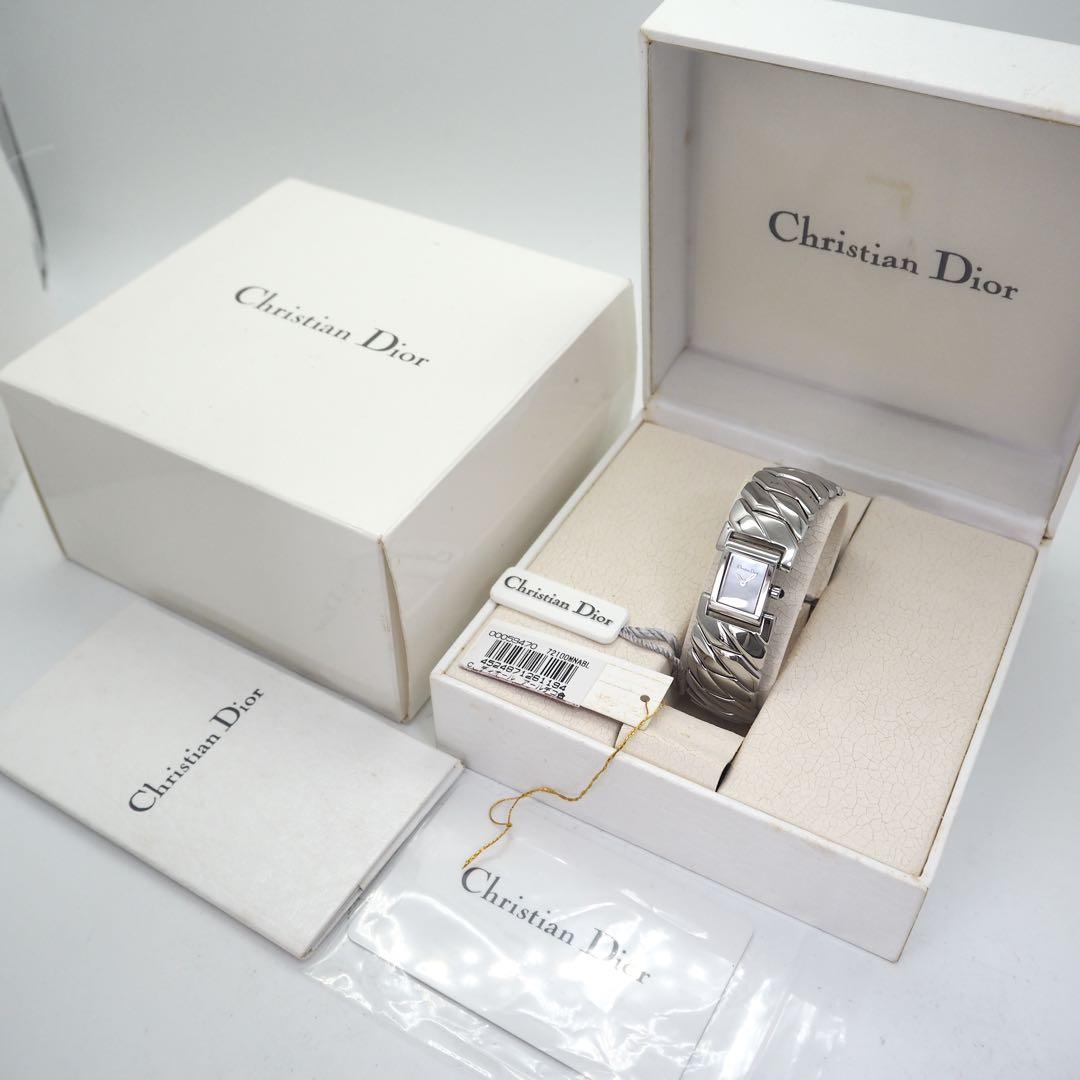 654【美品】クリスチャンディオール 時計 箱付き アール デコ