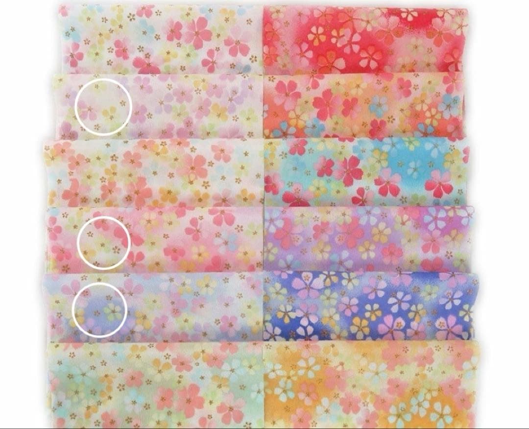 ちりめん細工 つまみ細工パーツ