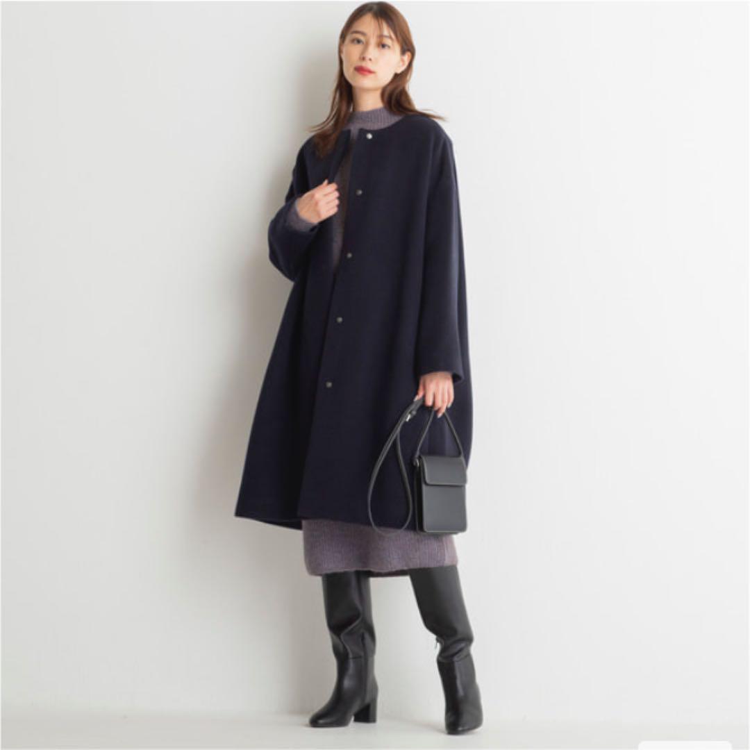 限定SALE2022 PLST ヤクブレンドコートMサイズ Zhk3g-m75733998638 高評価在庫