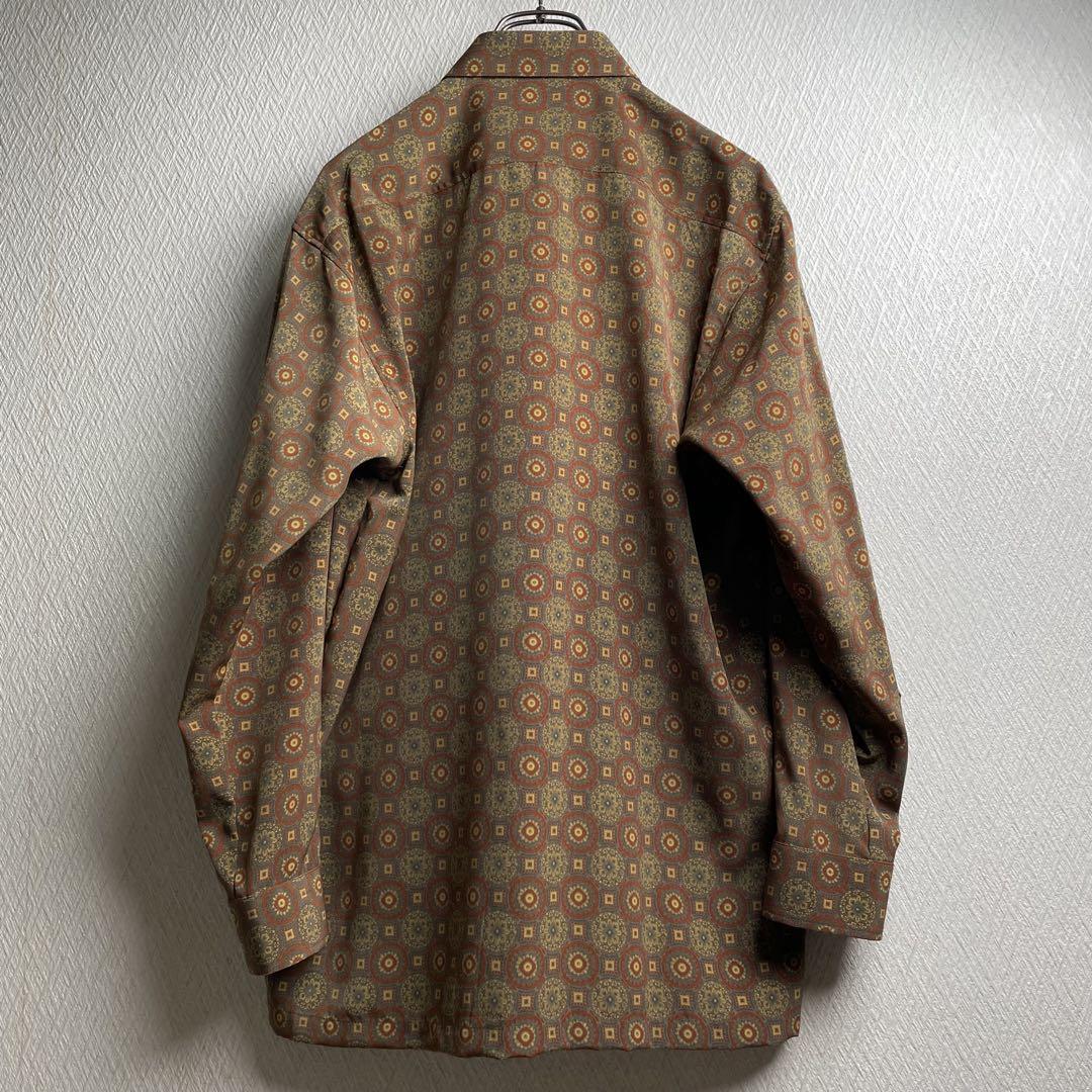 古着 レトロ シャツ 総柄 柄シャツ ガラシャツ 長袖 古着 レトロ シャツ 総柄 柄シャツ ガラシャツ 長袖 - メルカリ
