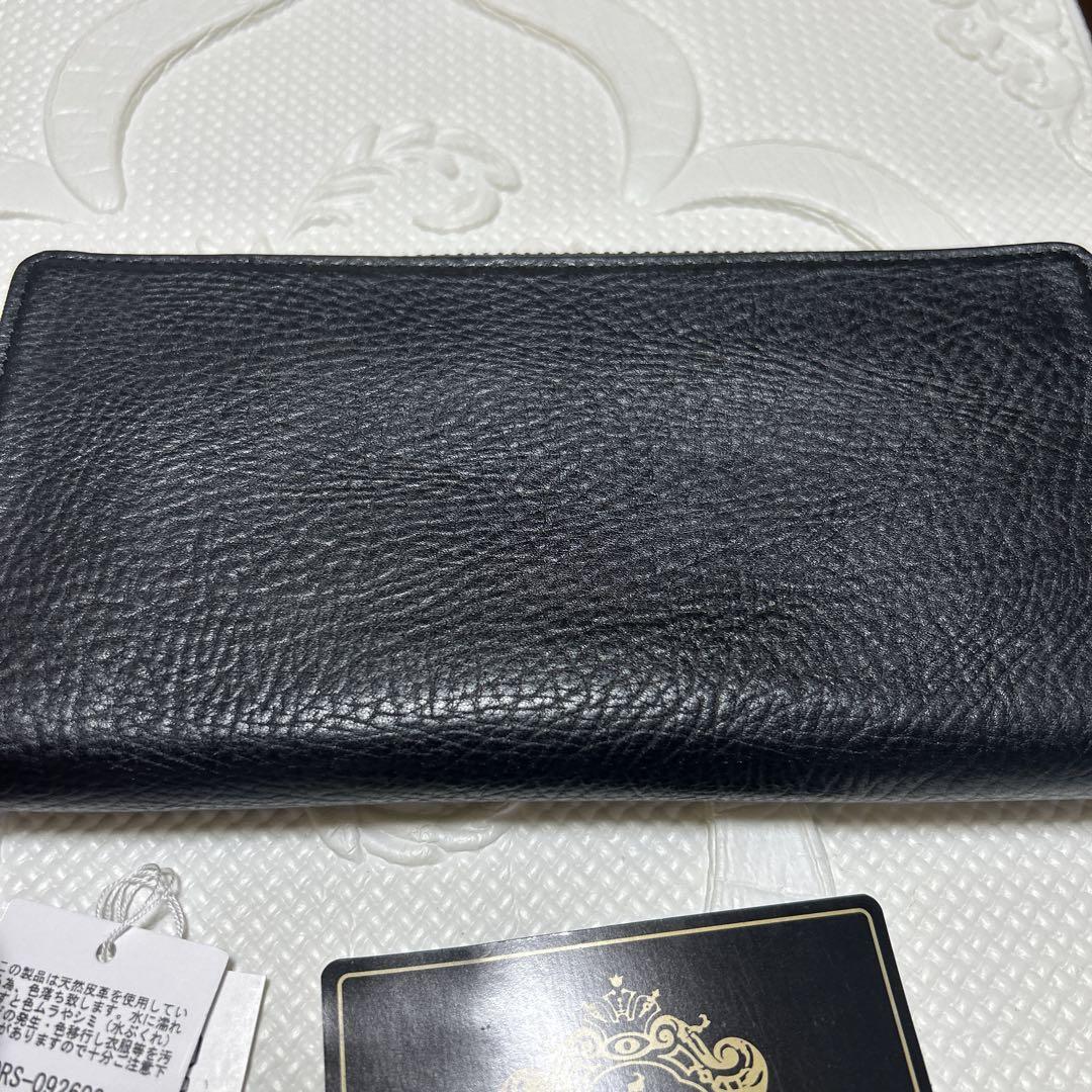新品Orobianco ラウンドジップ長財布 オロビアンコ 黒