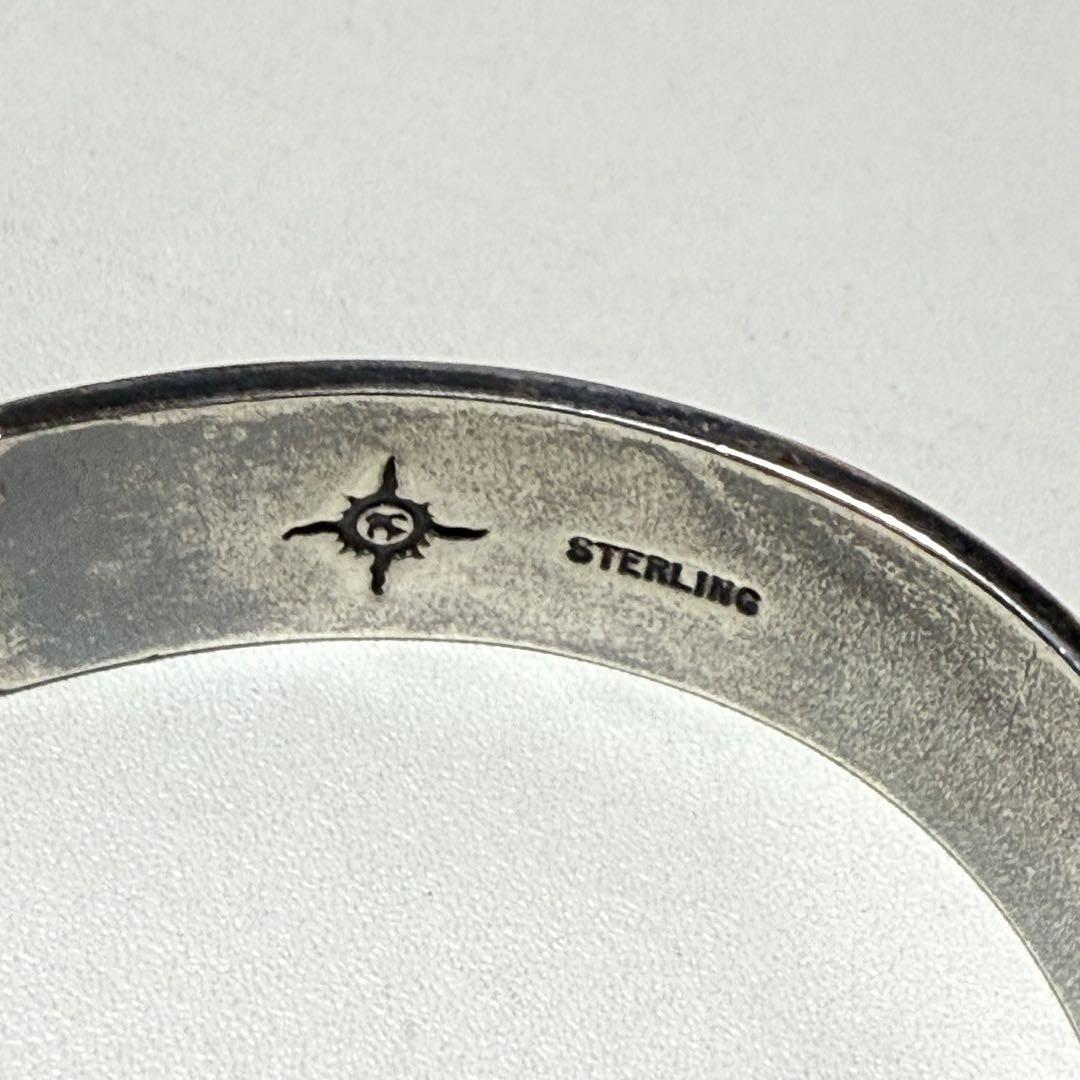 WING HANDS 銀縄ターコイズブレスレット バングル STERLING