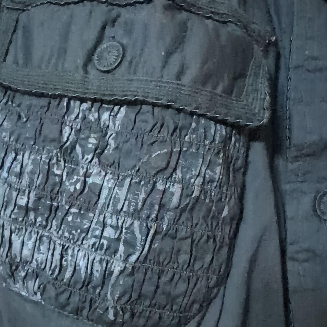 DIESELブラックポケット付きショートスリーブシャツ ディーゼル