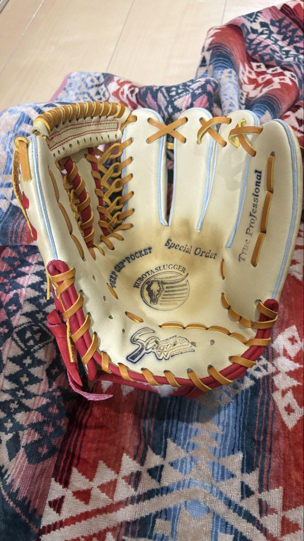 最新作 久保田スラッガーSlugger 軟式 プロ仕様薬指刺繍 トレンチ 限定M00 グローブ