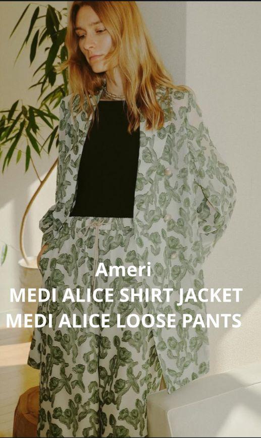 Ameri☆ MEDI ALICE SHIRT JACKET& PANTS - メルカリ