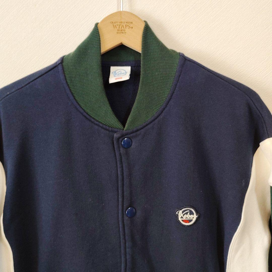 KEBOZ SMALL WAPPEN SWEAT VARSITY JACKET