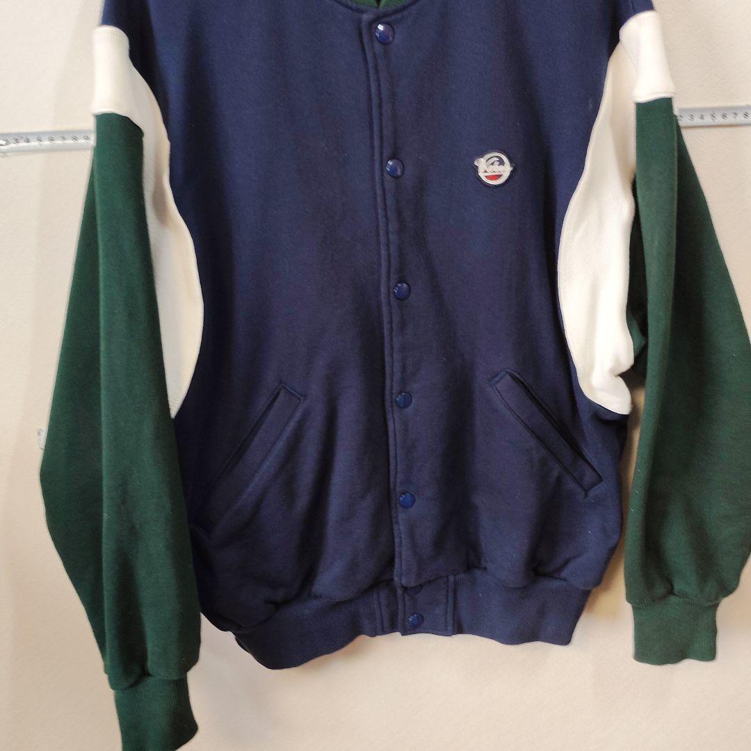 KEBOZ SMALL WAPPEN SWEAT VARSITY JACKET