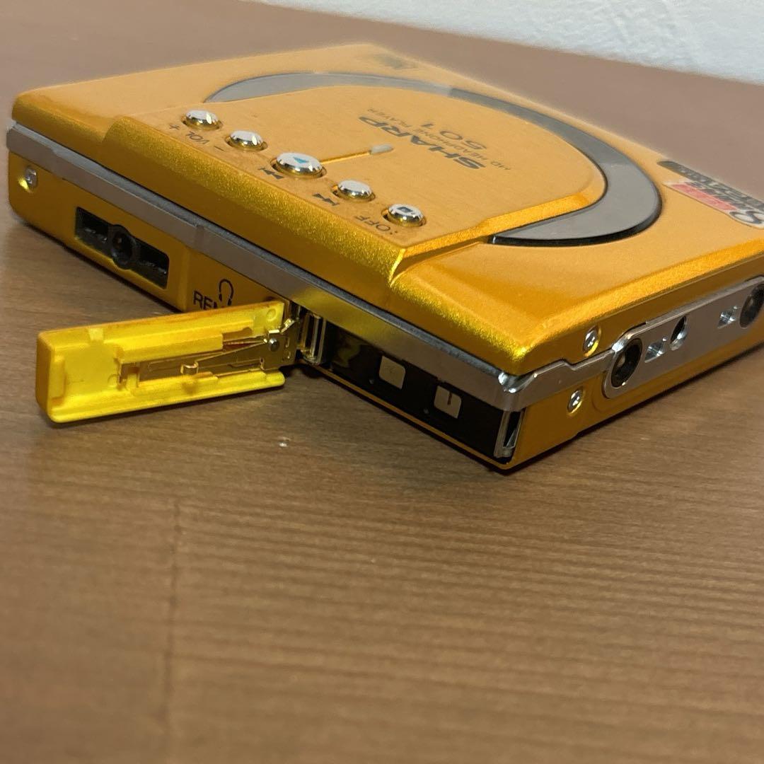 ポータブルプレーヤー SHARP MD HEADPHONE PLAYER 501