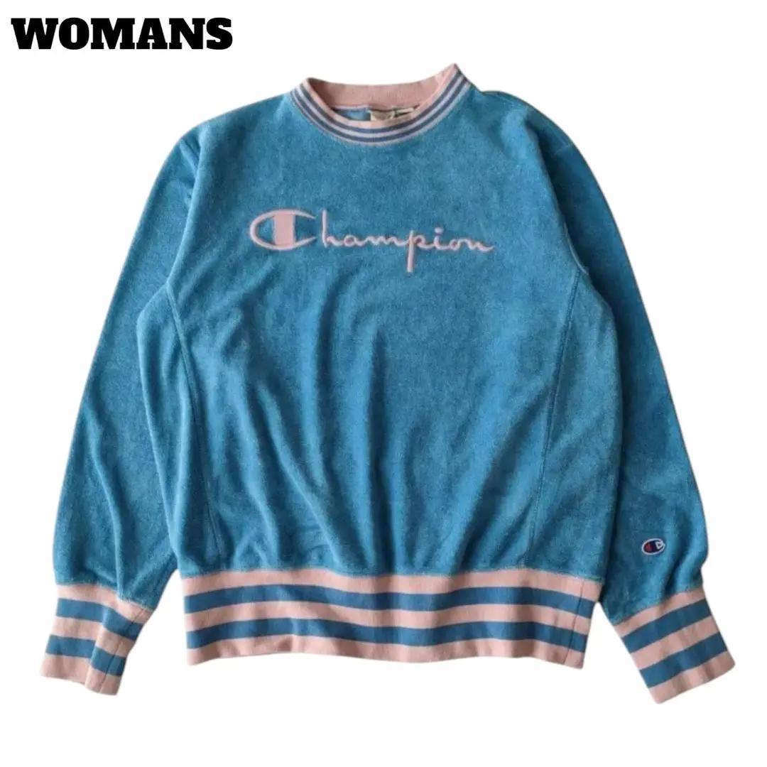 【チャンピオン・希少】Champion レディース パイル地スウェット