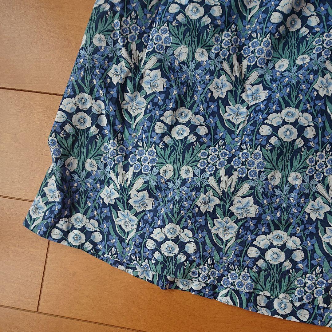 26:michel beaudouin×リバティプリント スカート 綿