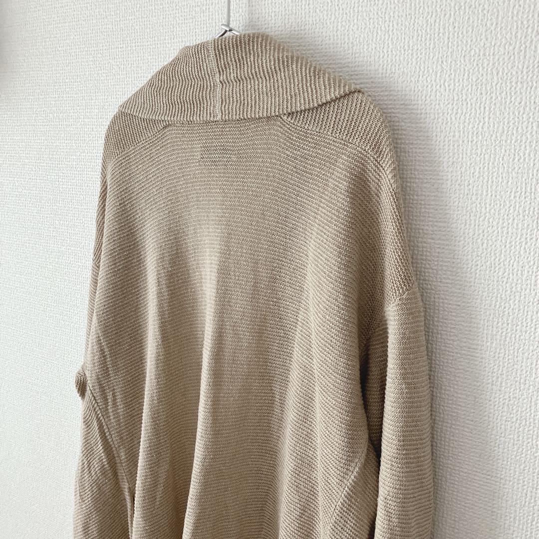 DeuxiemeClasse 麻 シルクlong カーディガン ベージュ - メルカリ