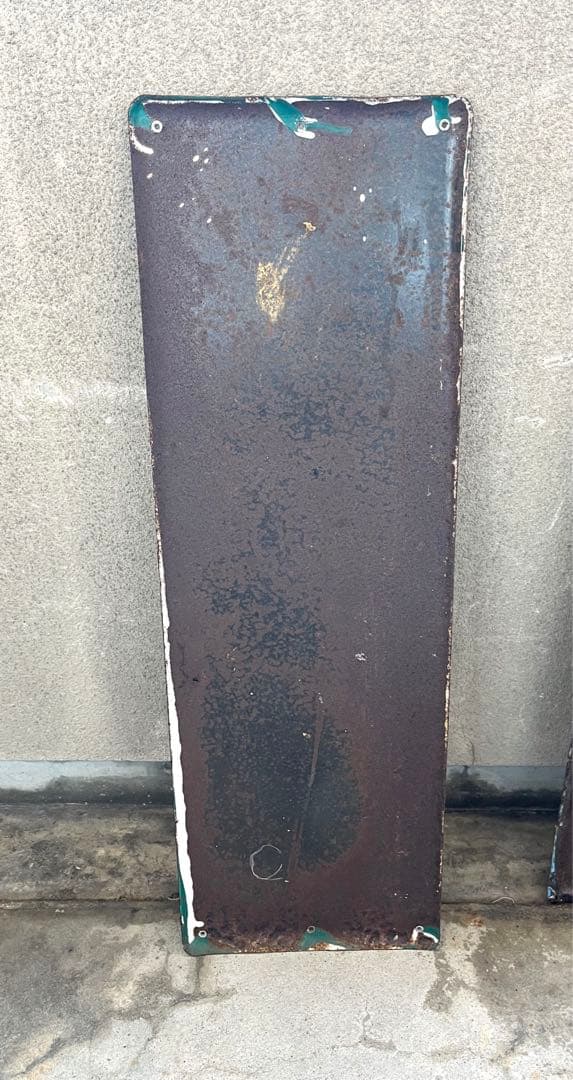 冬バーゲン☆】 琺瑯看板 ホーロー看板 古物 当時物 レア レトロ