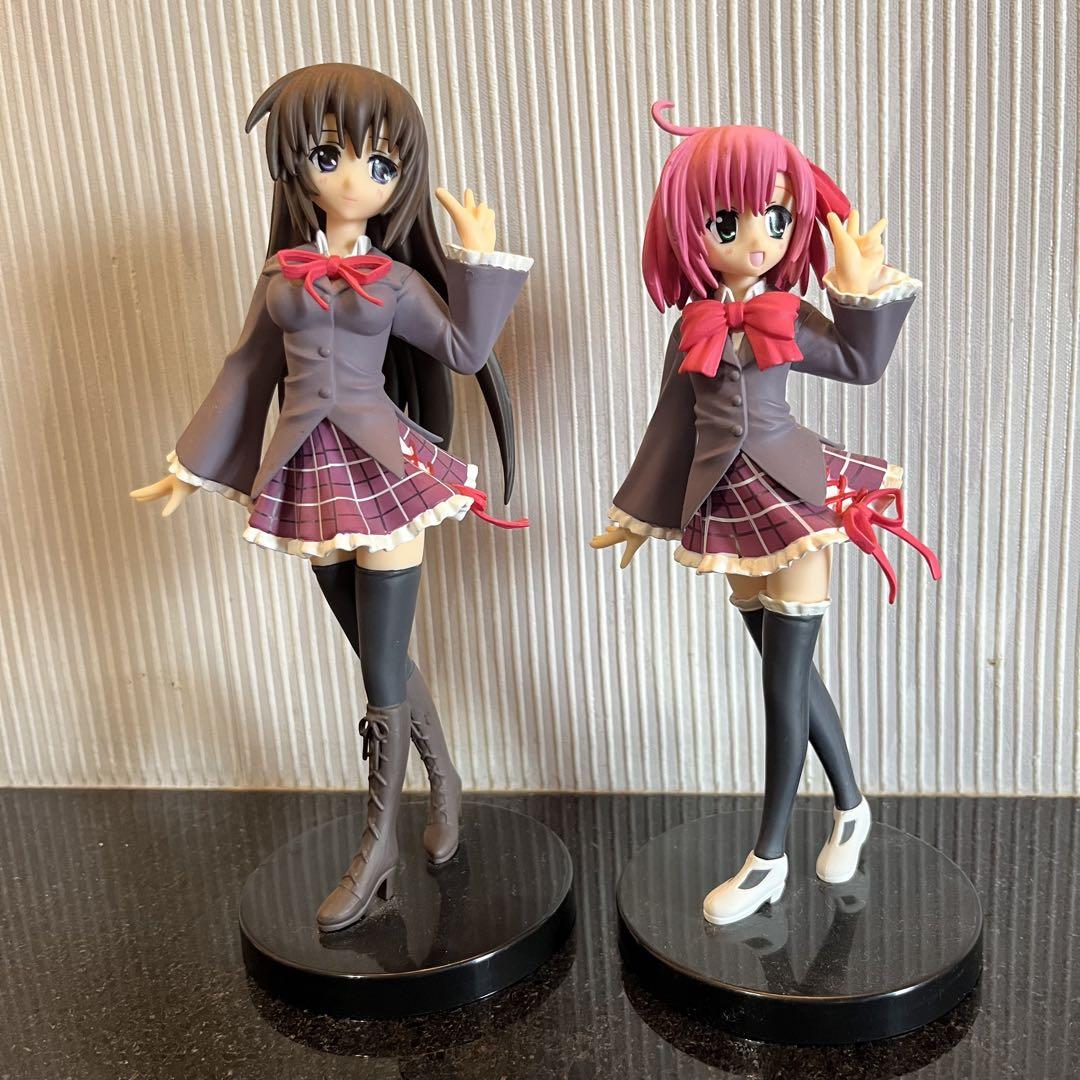 生徒会の一存 桜野くりむ 紅葉知弦 フィギュアセット - メルカリ