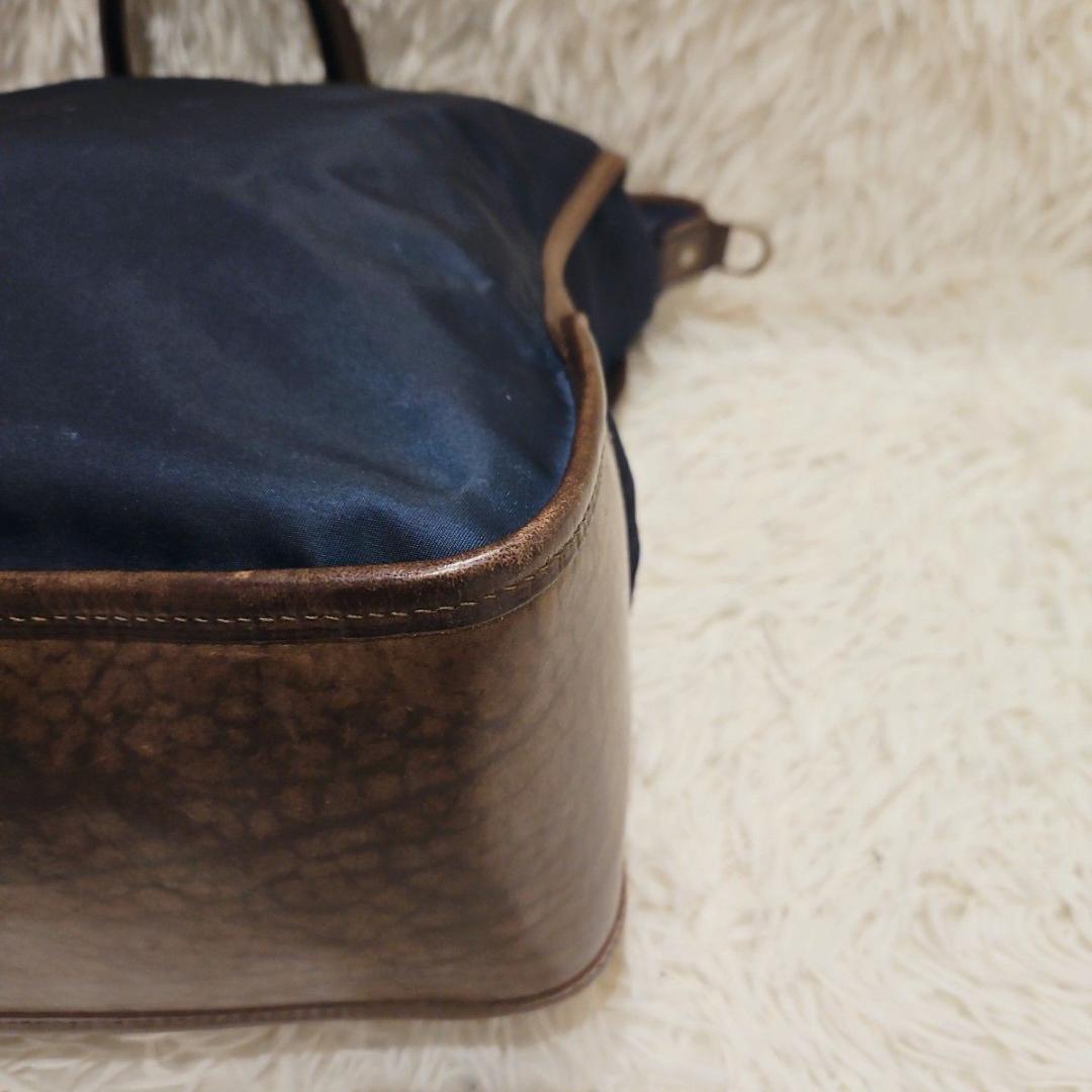 Felisi フェリージ トートバッグ ショルダーバッグ 2Way 濃紺