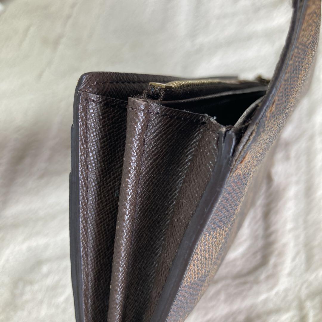 美品！ルイヴィトン LOUIS VUITTON ダミエ 長財布正規品シリアルあり