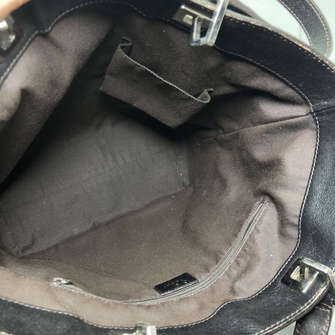 GUCCI グッチ レザー トートバッグ