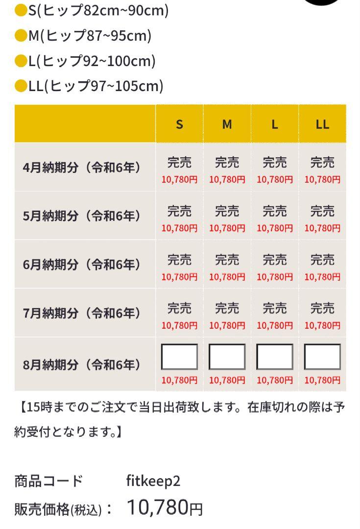 ■試着のみ■FIT KEEP Ⅱ　フィットキープ2　骨盤ベルト L【正規品】