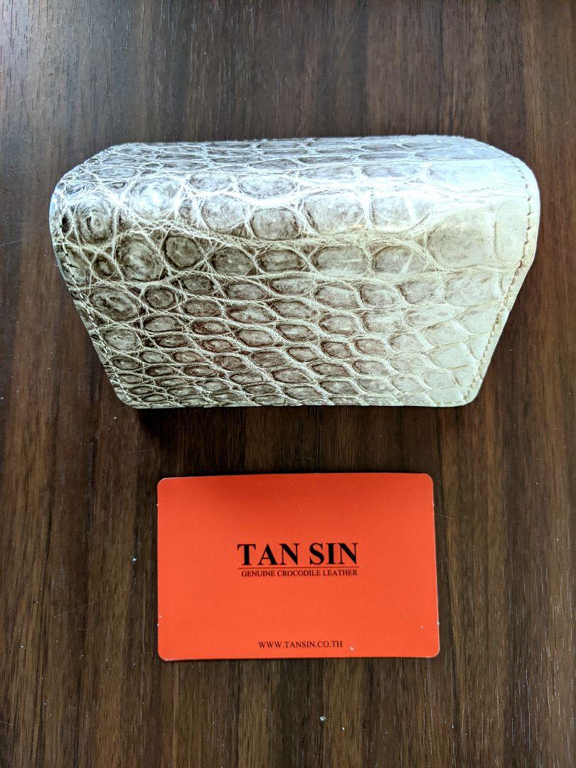 クロコダイル 本革 カード入れ 名刺入れ ヒマラヤ TANSIN
