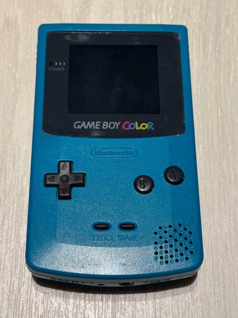 【IPS液晶カスタム】ゲームボーイカラー 本体 ブルー