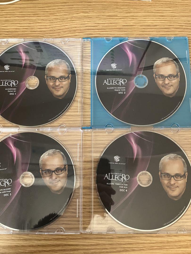 ALLEGRO 手品 ディスクセット 4枚組
