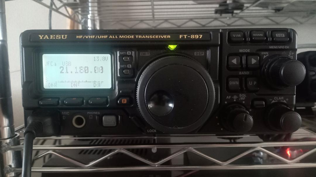 FT-897M / FP-30A付 HF~430MHz オールモード 50W機 アマチュア無線 FT-897M / FP-30A付 HF~430MHz オールモード 50W機 アマチュア無線