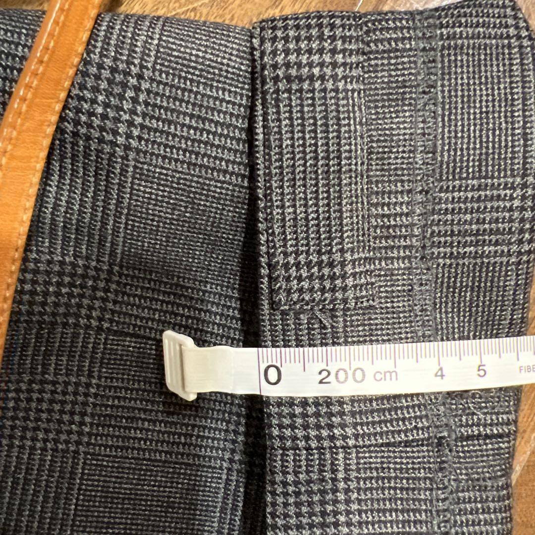 RING JACKET チェック柄 ビジネススーツ グレー