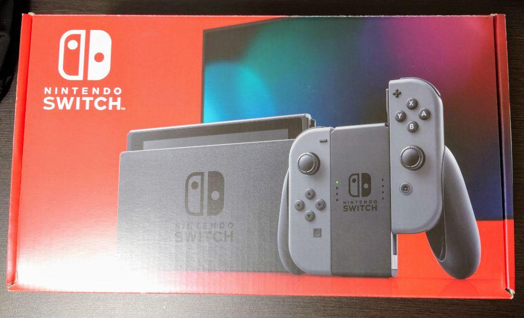 Nintendo Switch 本体 ニンテンドースイッチ本体 グレー 付属品有