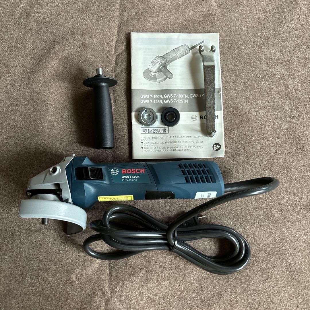【未使用 】BOSCH (ボッシュ) ディスクグラインダー GWS 7-100N