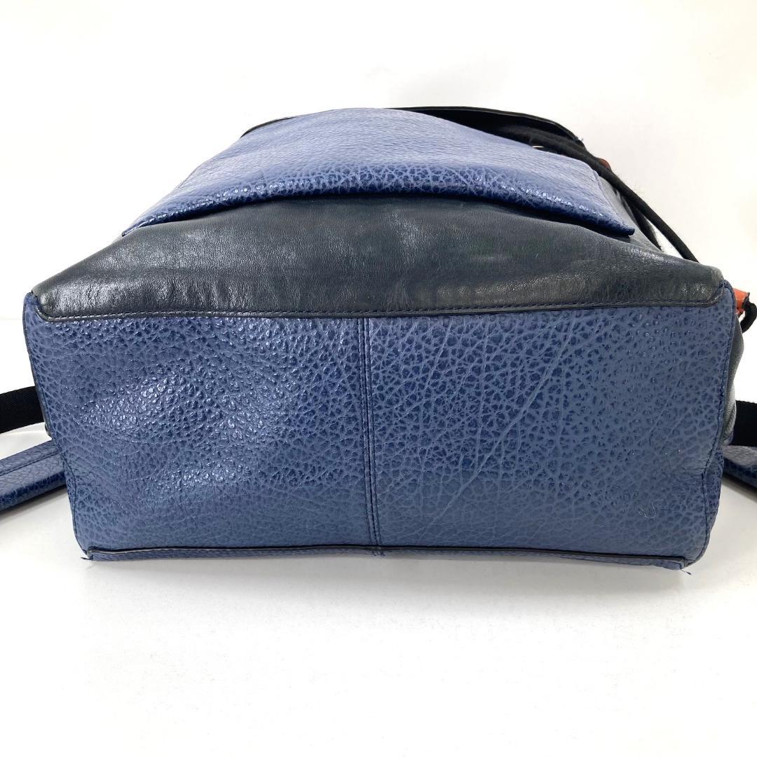 美品 COACH コーチ　バックパック マンハッタン 大容量 レザー