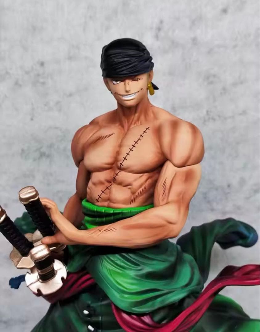 ワンピースONE PIECE ゾロ 28cm ガレージキット 海外フィギュア