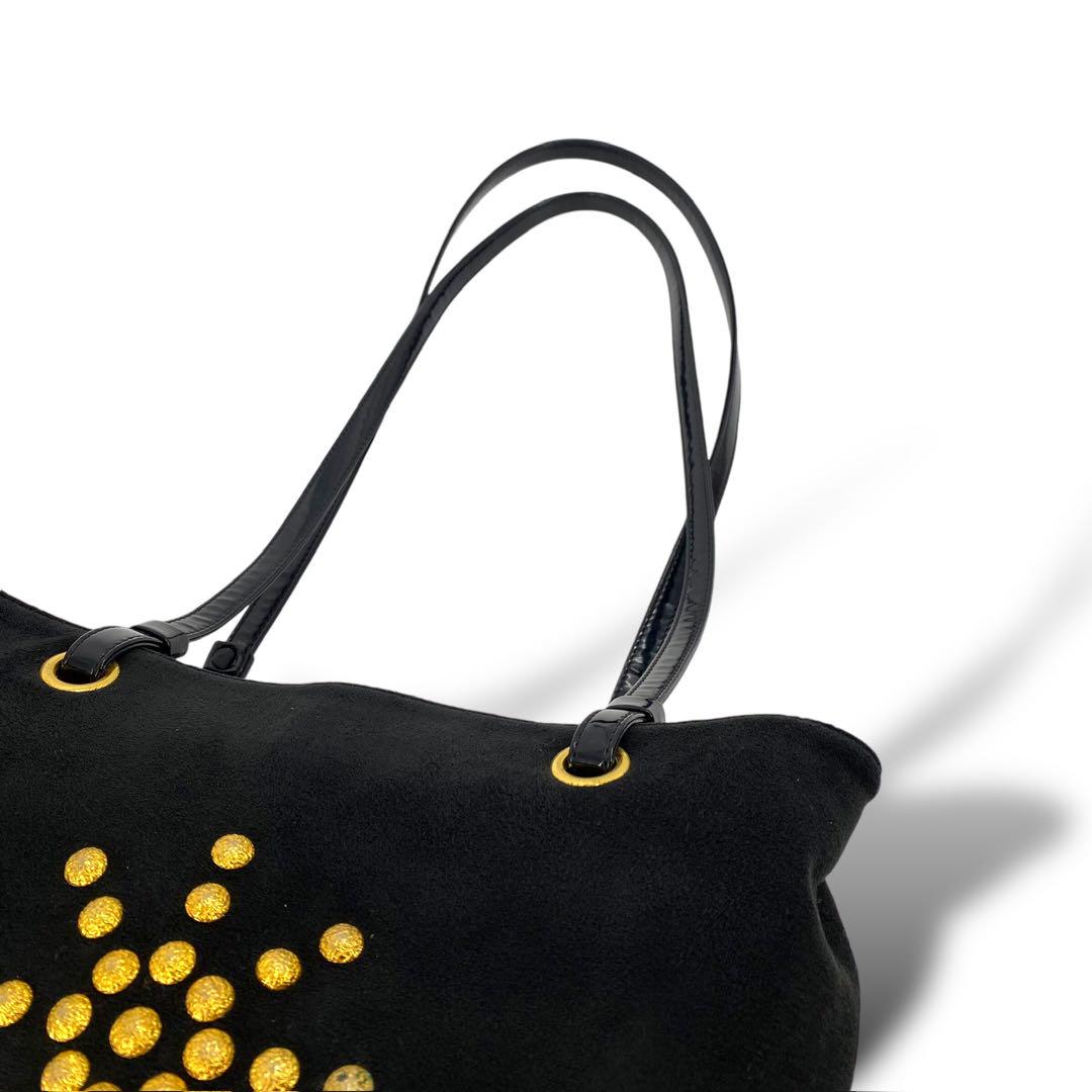 バッグ Vintage Balenciaga Studs Suede Tote Bag