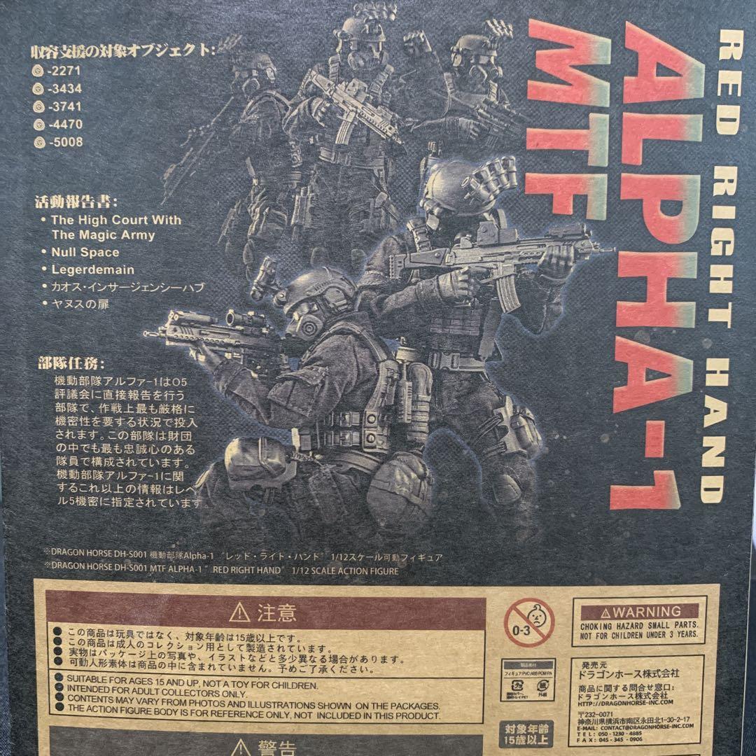 【お値下げ用】SCP財団シリーズ機動部隊Alpha-1 DH-S001