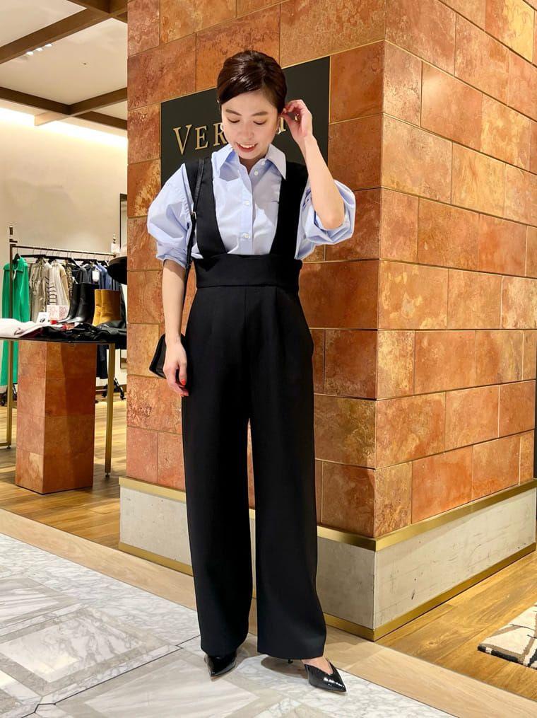 VERMEIL par iena　高密度ツイルサロペット