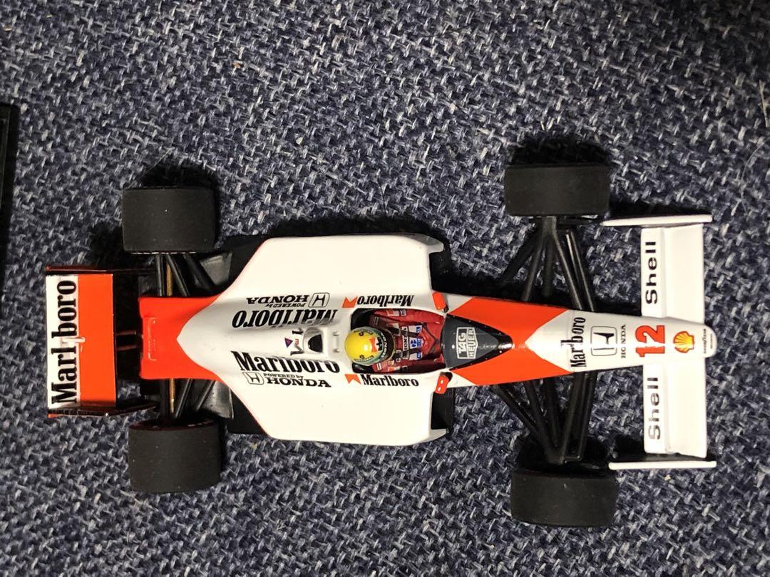 1/43 マクラーレンMP4/4ホンダ#12 アイルトンセナ 日本GP ミニカー