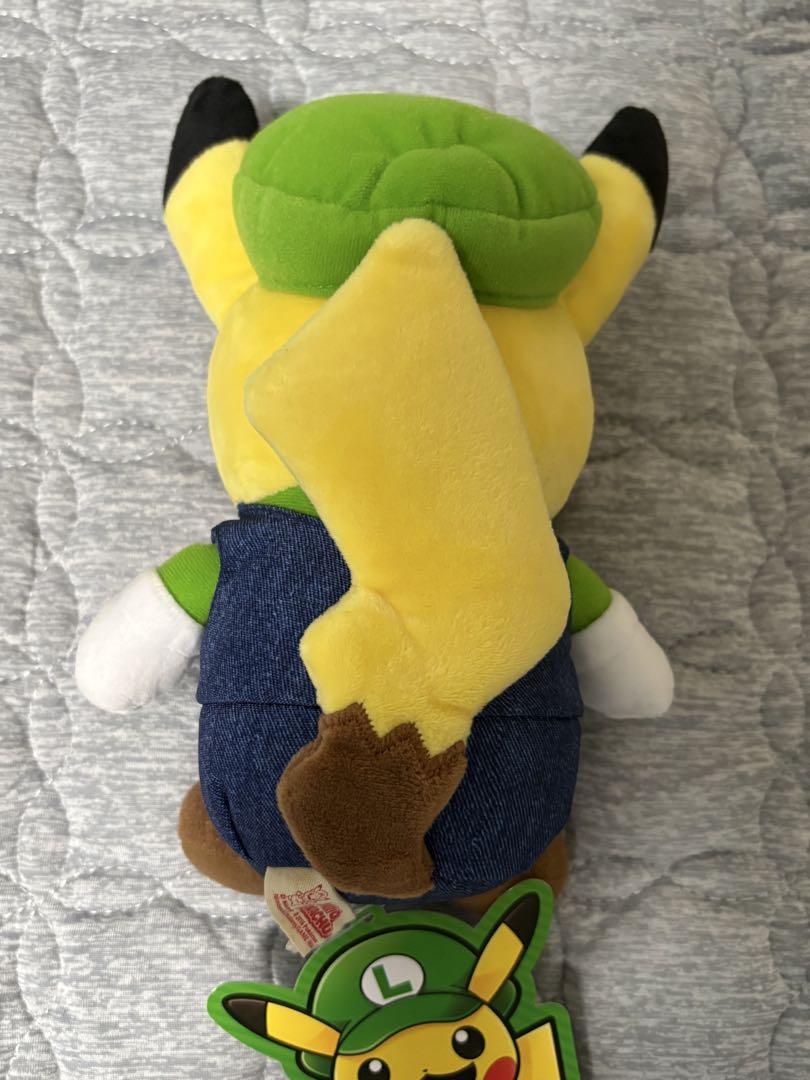 マリオピカチュウ　ルイージピカチュウ　ぬいぐるみ　セット　タグ付き　未使用 ポケモンセンター マリオピカチュウ ルイージピカチュウ