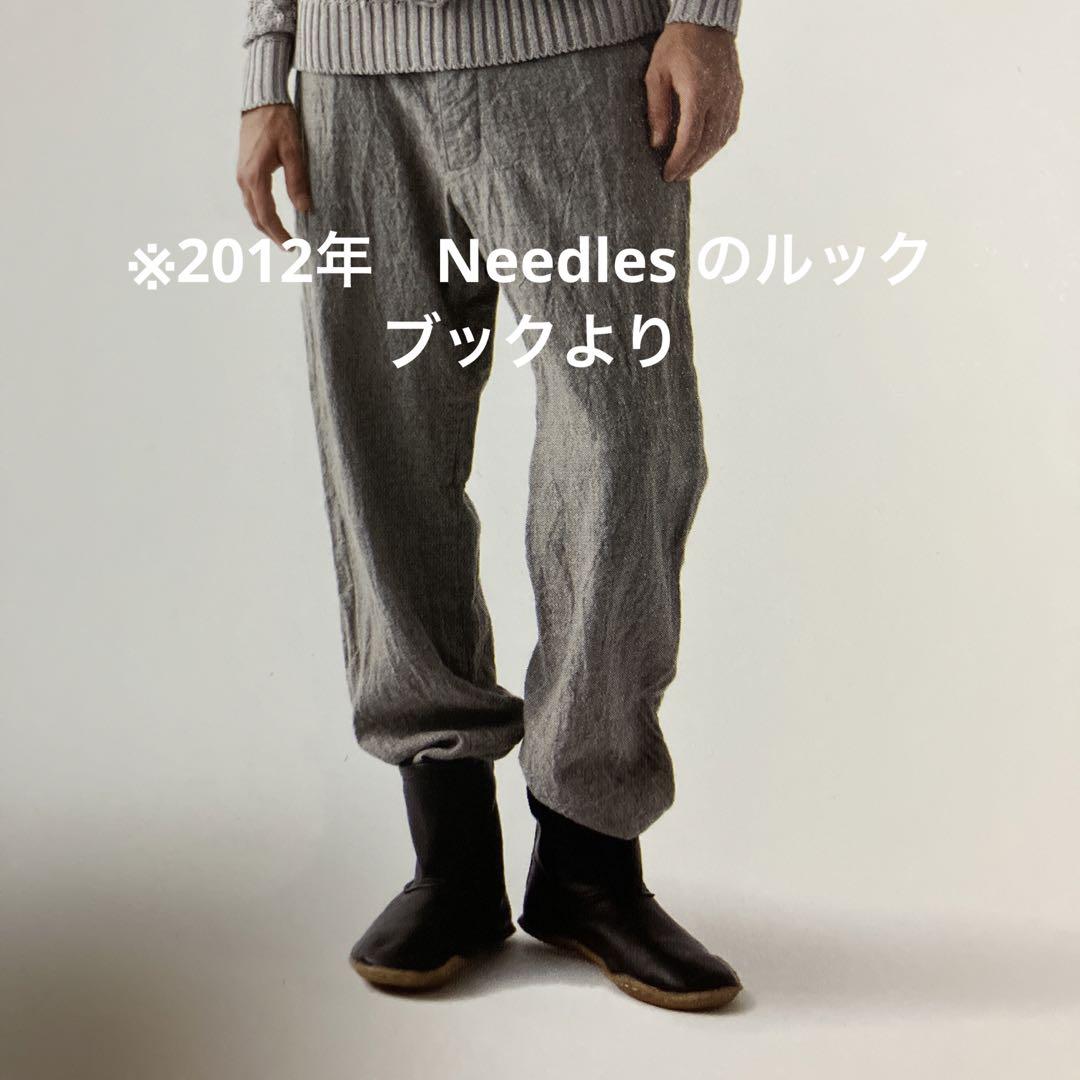 2012 Needles  レザーモックシューズ　ハイカット