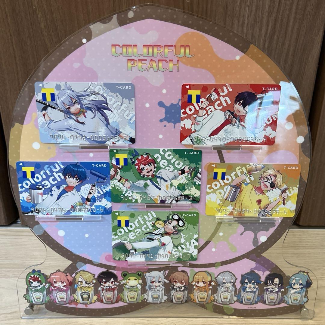 カラフルピーチアクリルスタンドTカード