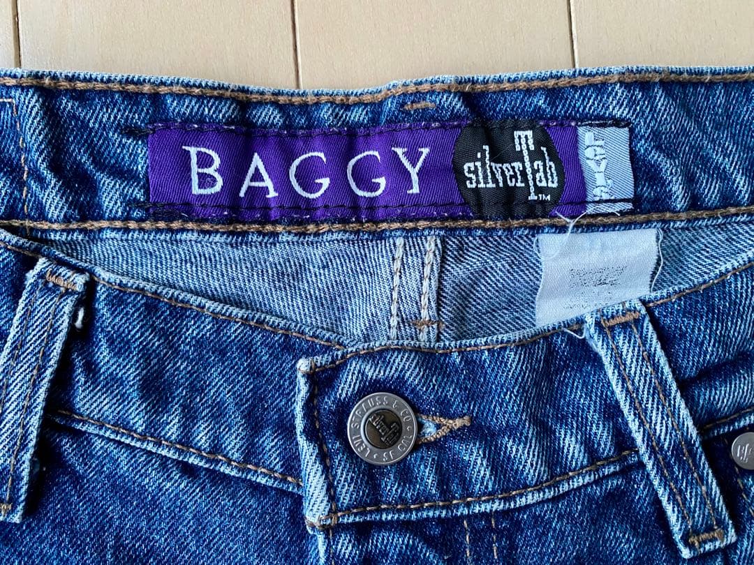 LEVI S 90s シルバータブ BAGGY インディゴ w34L Levi s